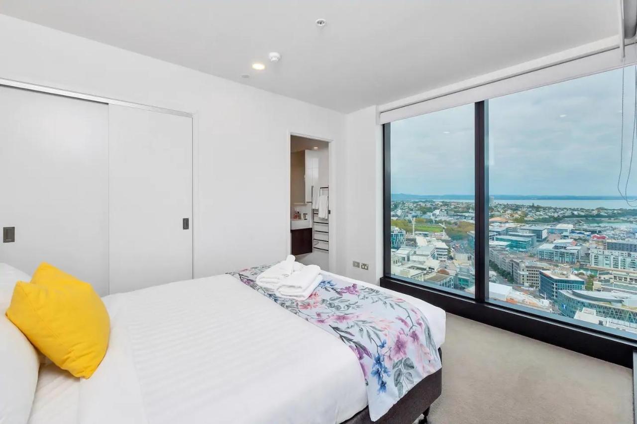 Amazing Harbour, Skytower And Rangitoto Views Apartment Auckland Luaran gambar