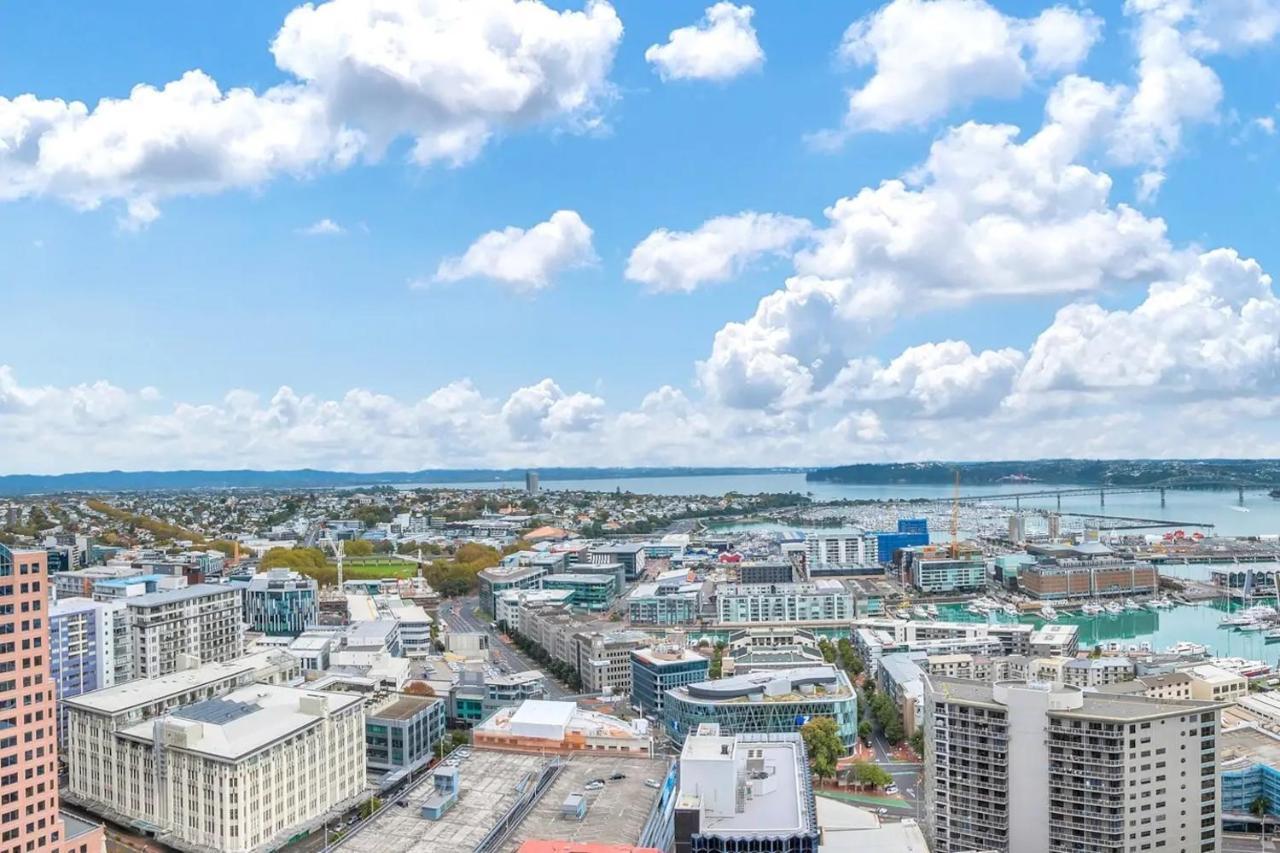 Amazing Harbour, Skytower And Rangitoto Views Apartment Auckland Luaran gambar