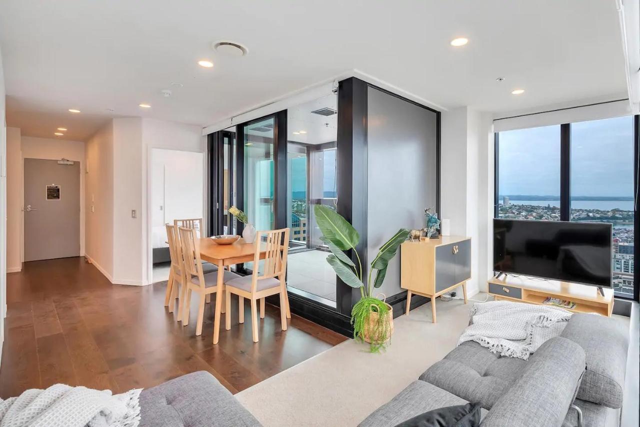 Amazing Harbour, Skytower And Rangitoto Views Apartment Auckland Luaran gambar