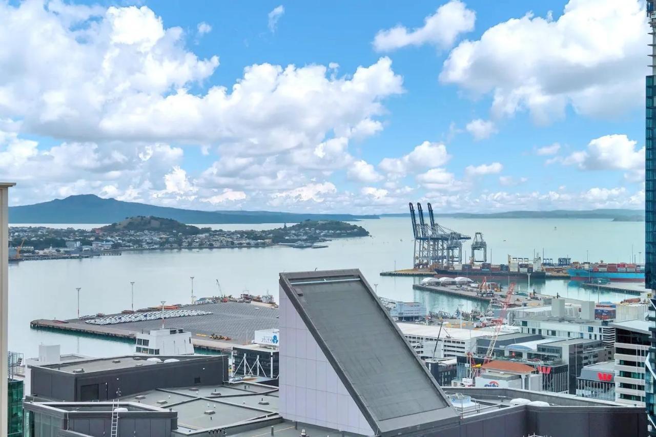 Amazing Harbour, Skytower And Rangitoto Views Apartment Auckland Luaran gambar