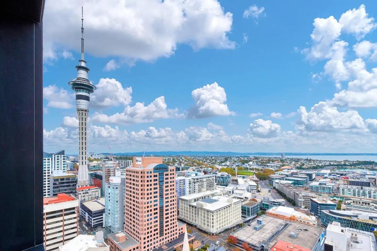 Amazing Harbour, Skytower And Rangitoto Views Apartment Auckland Luaran gambar