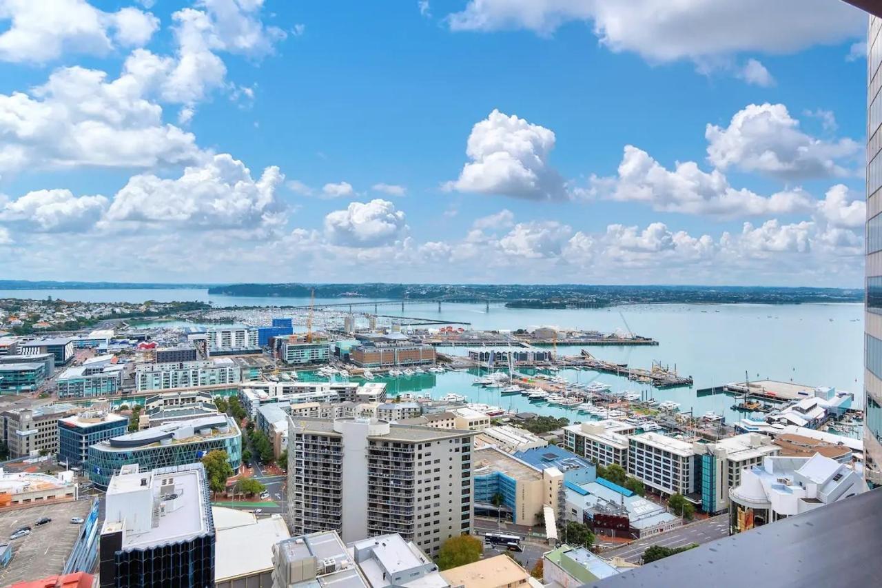 Amazing Harbour, Skytower And Rangitoto Views Apartment Auckland Luaran gambar