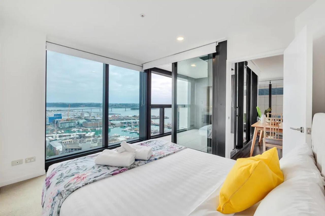 Amazing Harbour, Skytower And Rangitoto Views Apartment Auckland Luaran gambar